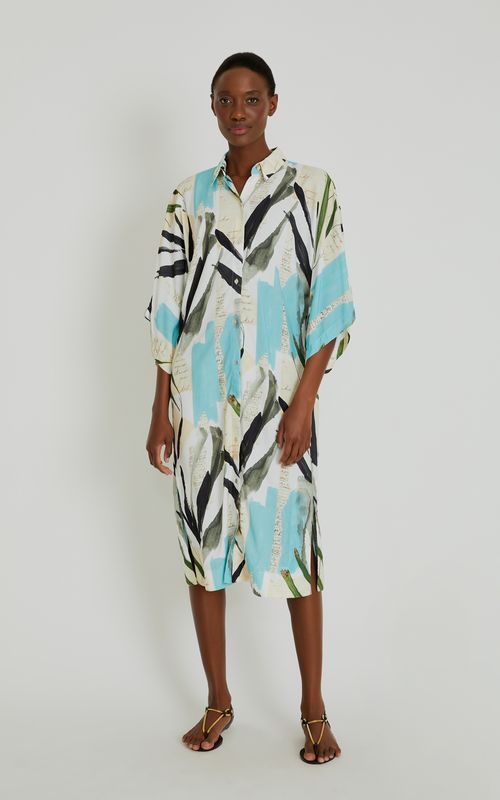 vestido manga kimono